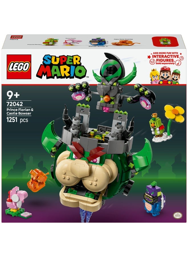 LEGO Super Mario Prince Florian & Castle Bowser Toy 72042 (Age 9+, 1251 Pieces) - Image 3
