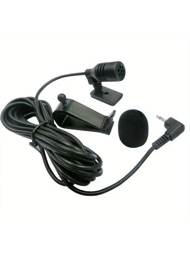Universal Fit Wired Car Microphone Speaker with Adjustable Clip - Image 5