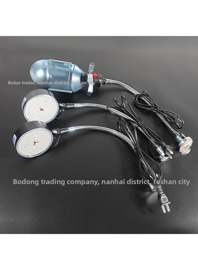 Led Machine Tool Work Lamp Strong Magnetic Seat Magnet Lighting Lamp Punch Lathe Machine Equipment Industrial Table Lamp 220v24v-Power:36 Lamp Beads  - Image 2