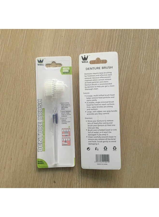 Healifty Brush False Cleaning Tool Double-Sided Toothbrush Transparent 3pcs - Image 5