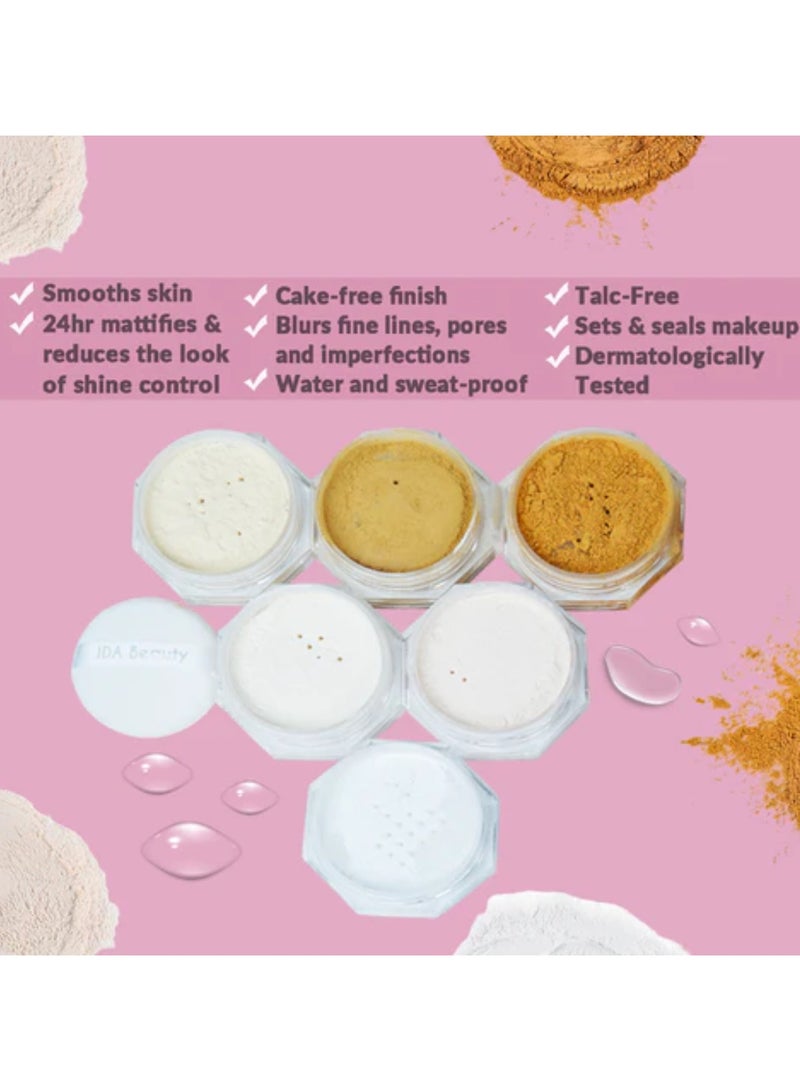 Weightless Loose Setting Powder | Long-Lasting, Oil-Absorbing, Flawless Matte Finish