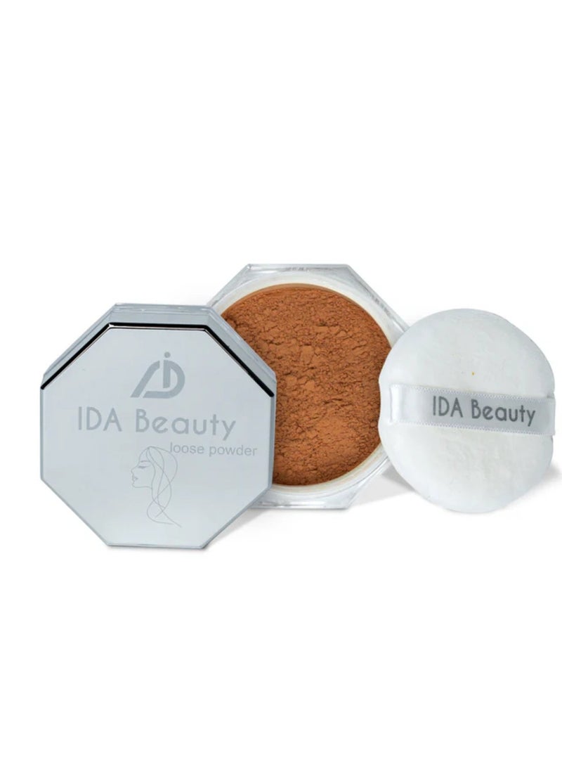 IDA Beauty Weightless Loose Setting Powder | Long-Lasting, Oil-Absorbing, Flawless Matte Finish (Glam 06) - Image 1