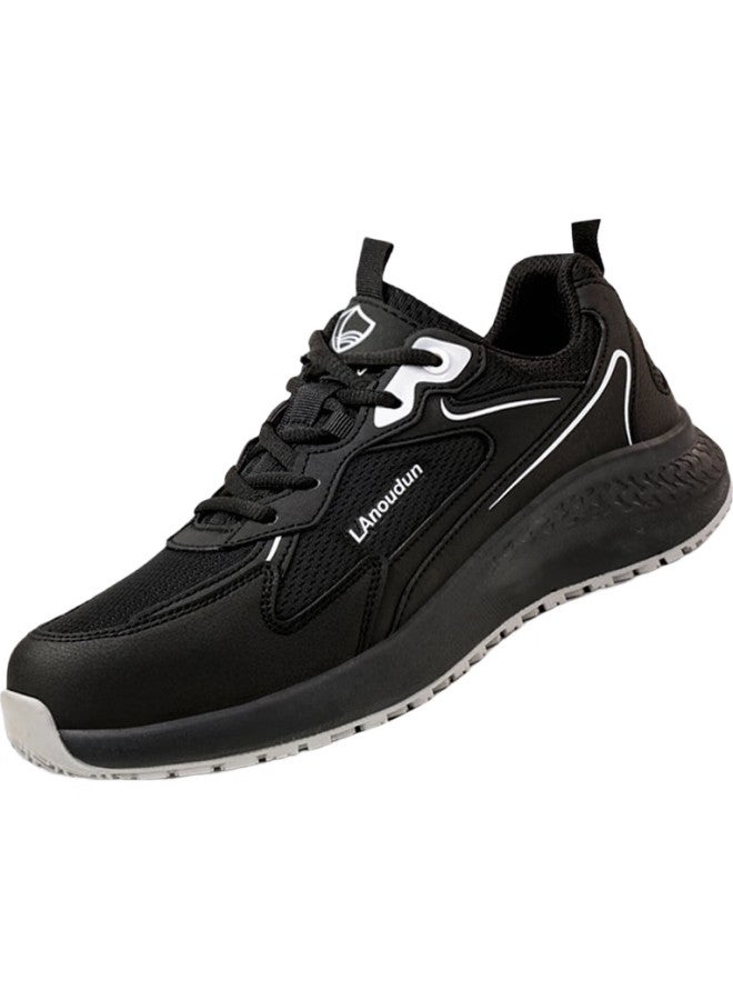 Blue Gull Shield Blue Seagull Shield Labor Protection Shoes Men Wear-Resistant Anti-Slip Src Insulated Fiberglass Toe Smash-Proof Stab-Proof Safety Functional Work Shoes D210Bk 40 - Image 3