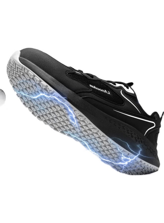 Blue Gull Shield Blue Seagull Shield Labor Protection Shoes Men Wear-Resistant Anti-Slip Src Insulated Fiberglass Toe Smash-Proof Stab-Proof Safety Functional Work Shoes D210Bk 40 - Image 1