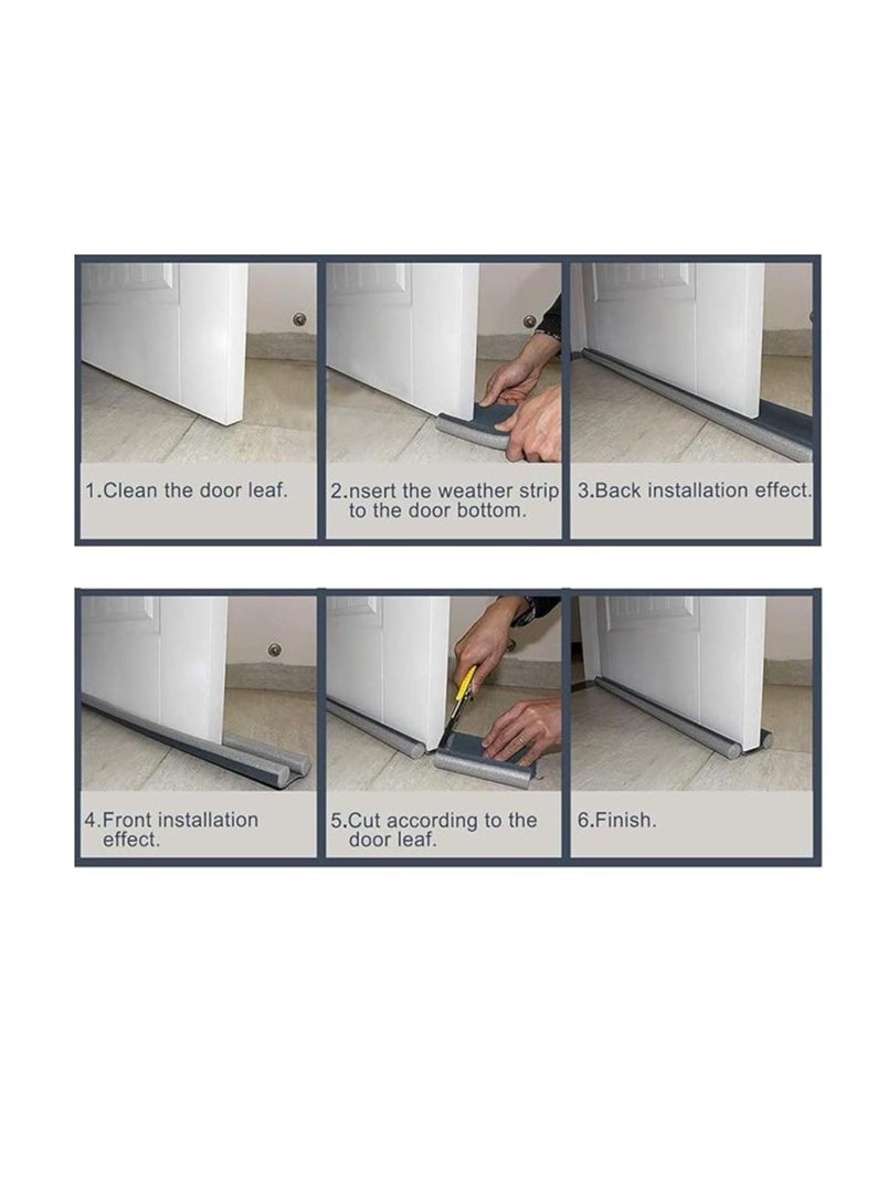 Cool Baby Flexible Foam Strip Seals for Door Seams and Bottom  - Image 3
