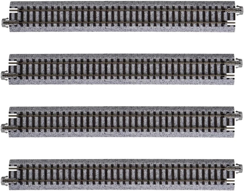 Kato N Scale Unitrack 186mm Straight Track - 4 Pieces - Image 3