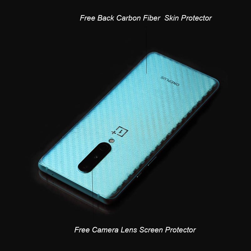 Ibywind For OnePlus 8 (2 Pcs) Screen Protector,Flexible TPU Film,With 1Pc Camera Lens Protector,1Pc Back Film,Bubble Free[Easy to install] - Image 4