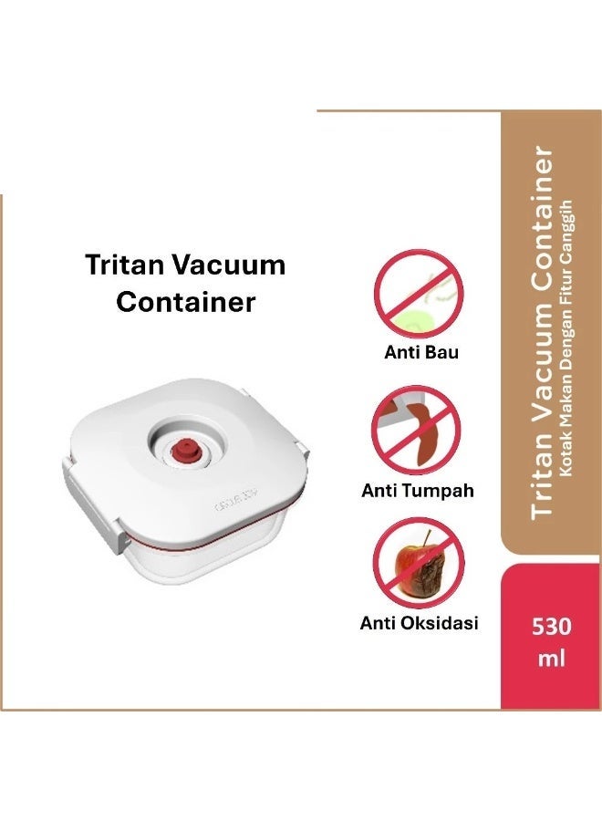 CircleJoy Circle Joy Baby & Kids Vacuum Food Storage Container — Safe Tritan Material, Odor-Resistant, Leak-Proof, Anti-Oxidation ( 530 ml ) - Image 1