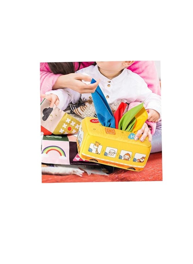 Generic - 1 Set Box tear-proof paper kids playset kidcraft playset baby playpin kids kids supplies unrippable toilet paper cloth toddler Toy stroller - Image 1