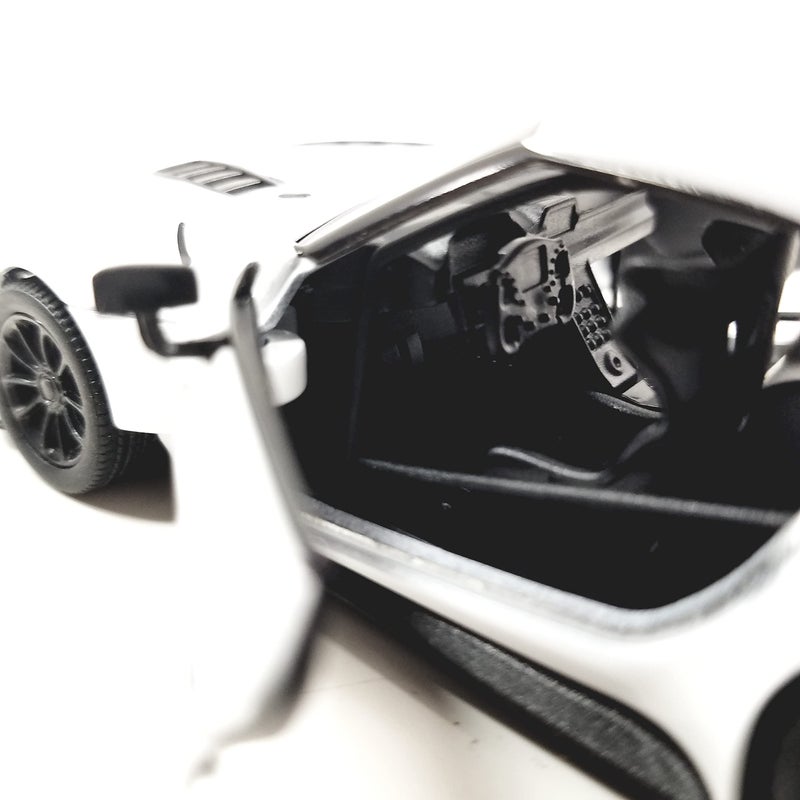 KiNSMART Toyota GR Supra Concept Racing Edition 1/36 Scale Diecast Race Car (White) - Image 4