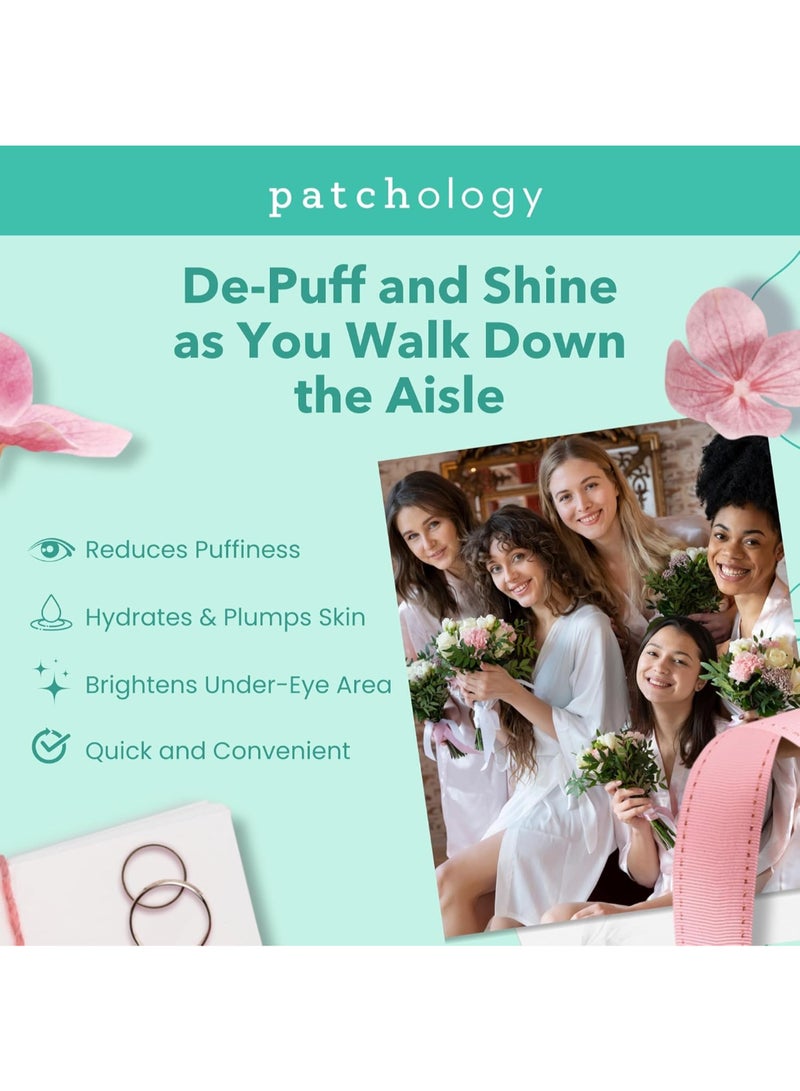 Patchology FlashPatch Eye Gels 5 Pairs – Rapid Refresh for Tired Eyes, Caffeine & Collagen, 5-Minute Treatment for Under-Eye Puffiness Relief 5 Pack - Image 4