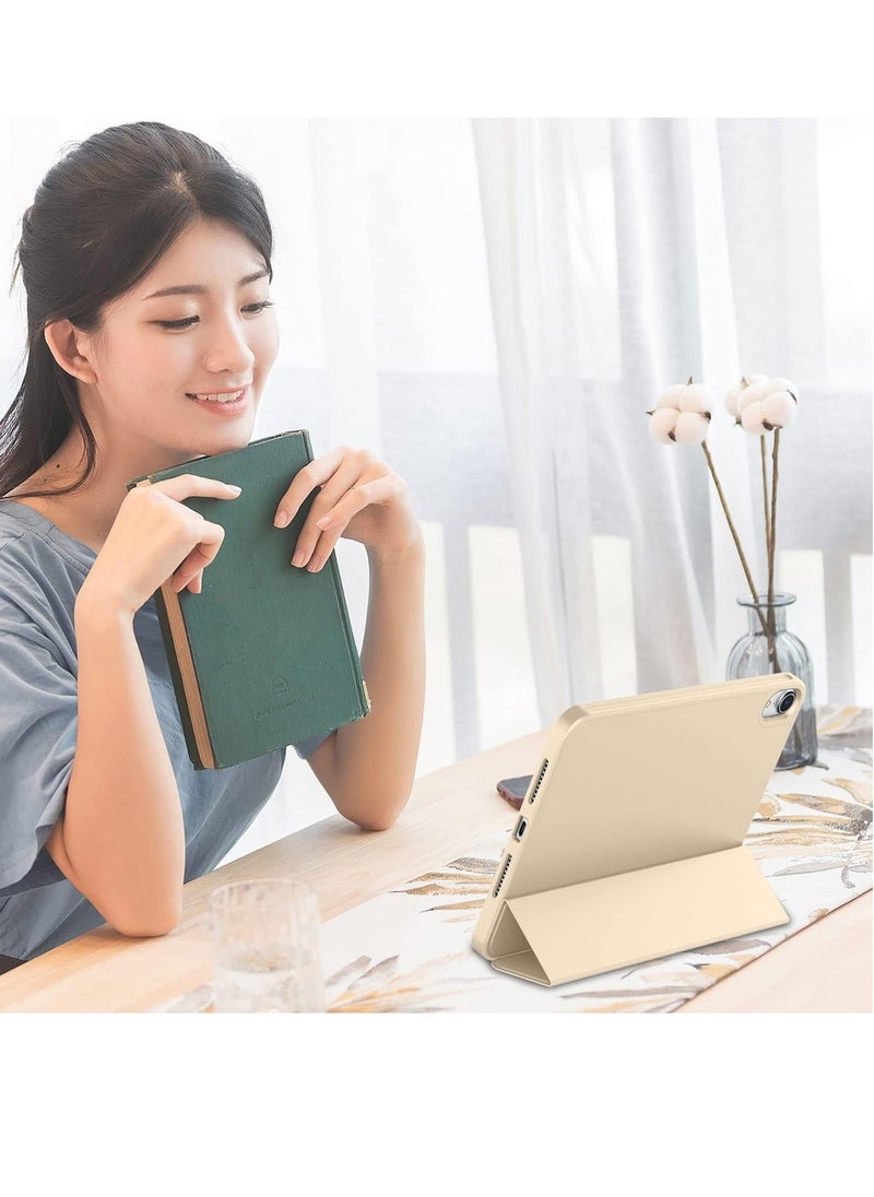 ELTRAZONE NEW Smart Case with Pencil Holder for iPad Mini 6 - Trifold Stand, Soft TPU Back, Auto Wake/Sleep, Dust Proof, Anti-Fingerprint, Heavy Duty Protection – iPad Mini 6 Case - Image 5