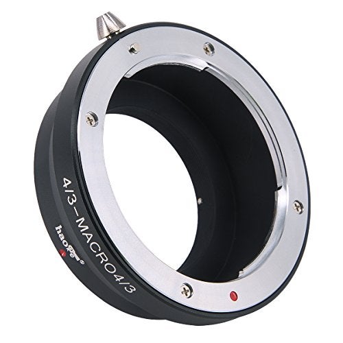 Haoge Manual Lens Mount Adapter for Olympus Four Thirds 43 43 Mirrorless Lens to Olympus and Panasonic Micro Four Thirds MFT M43 M43 Mount Camera - Image 1