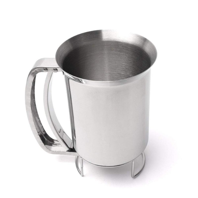 Miecux Stainless Steel Pancake Cupcake Batter Dispenser - Great for Cupcakes Belgian Waffles Crepes Muffin Baking (800ml) - Image 5