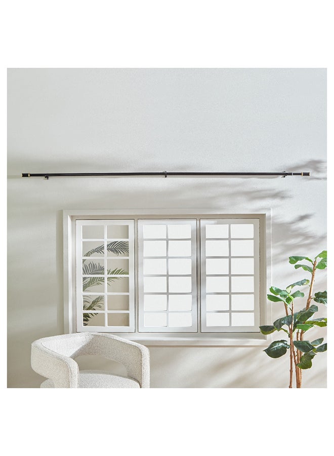 Home Box Zoe Powder Coated Extendable Single Curtain Rod 320 x 2.5 cm  - Image 1