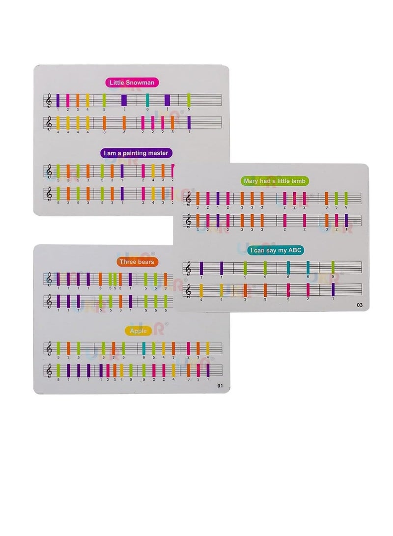 UKR 8 Note Xylophone Toy | Interactive Sound Drum Musical Instrument for Toddlers | Fun Learning Toy (Blue) - Image 5