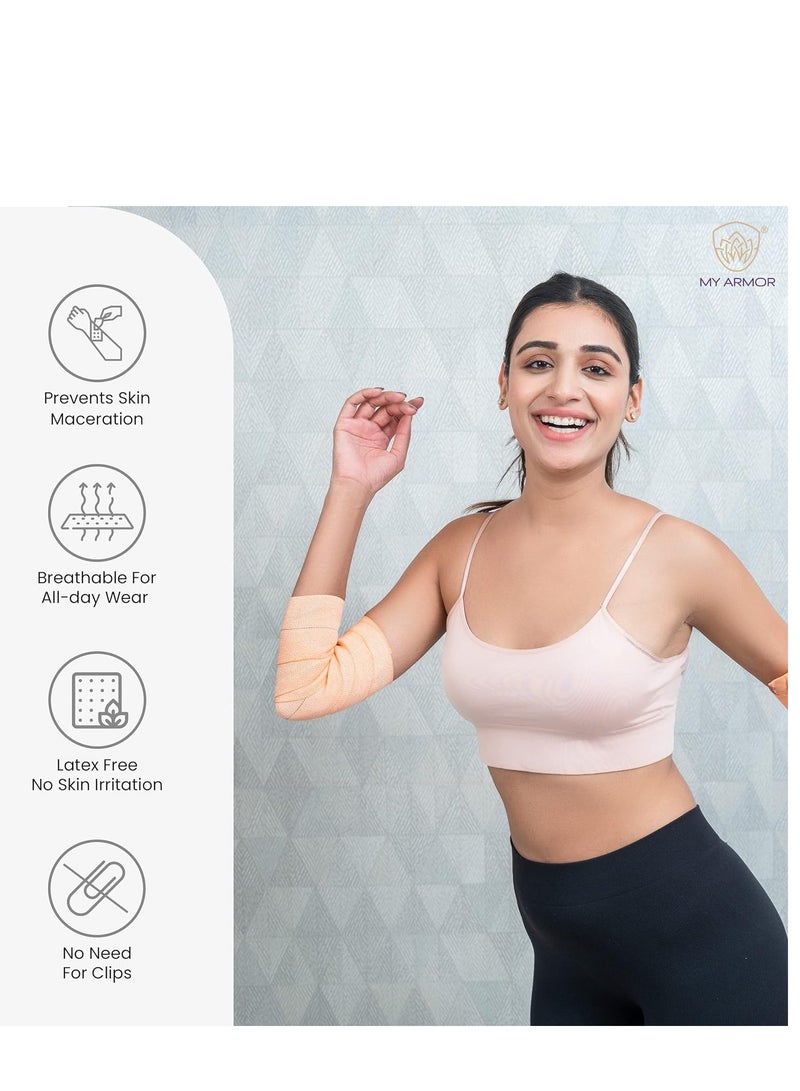 MY ARMOR MY ARMOR Premium Elastic Adhesive Bandage 10cm x 4mt, Diwali Gifts for Family and Friends, 1 Piece - Image 2