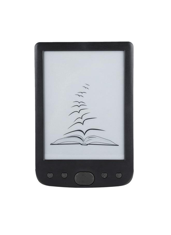 Thoraya BK‑6025L Portable 6inch 8G E Book Reader Supports TF Card Screen Lighting Black  - Image 2