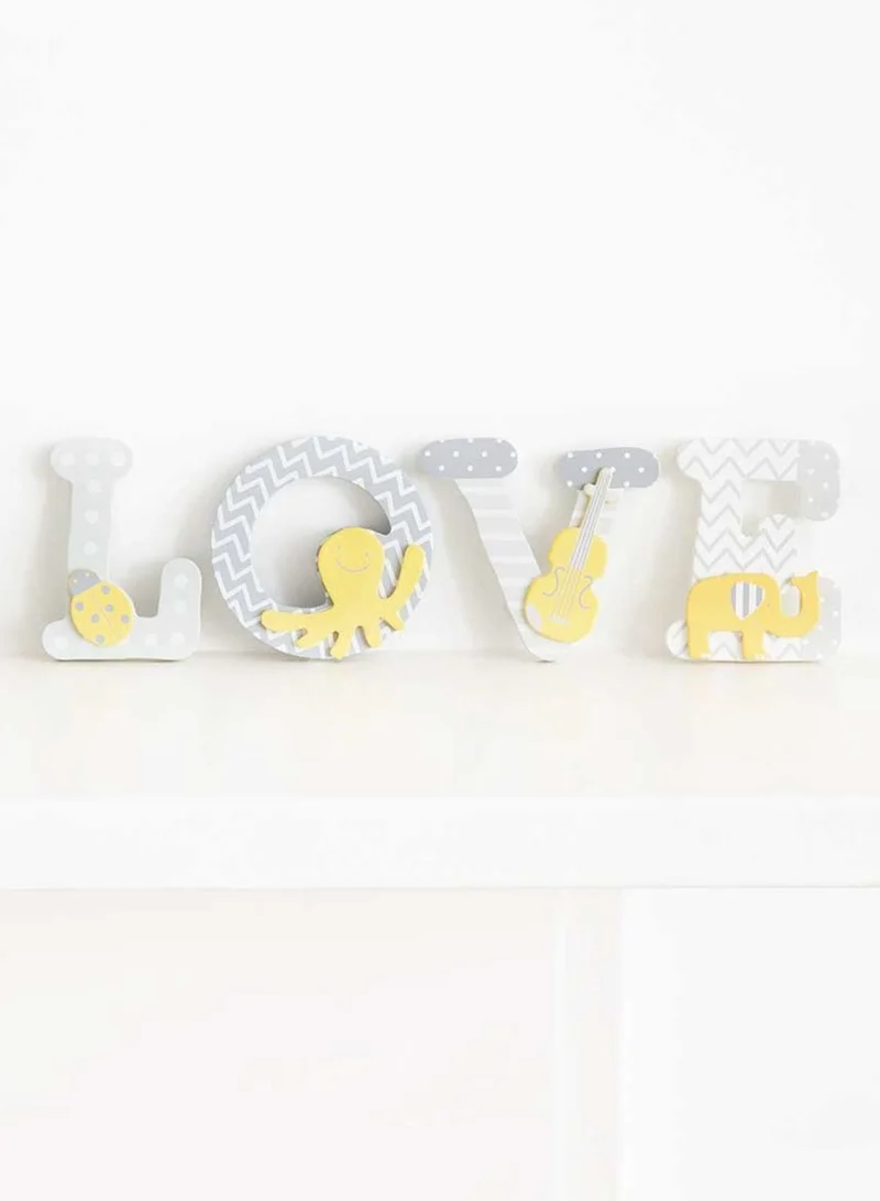 JoJo Maman Bebe Initial R Wooden Letter