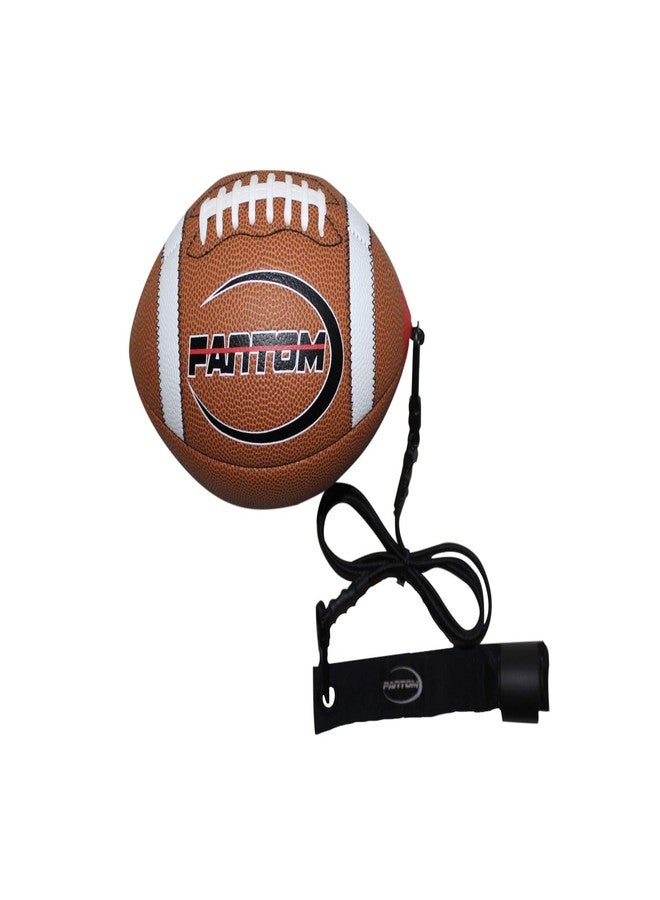 Fantom Throw Football Trainer - Direct Return Football Trainer - Practice Throwing & Catching Indoors/Outdoors (Official (Ages 14+)) - Image 1