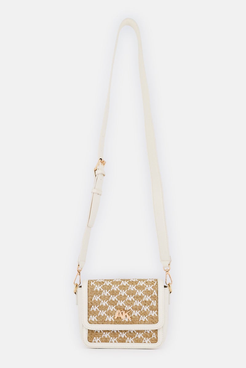 ANNE KLEIN Women Brand Logo Cross Body Bag, Multicolor - Image 1