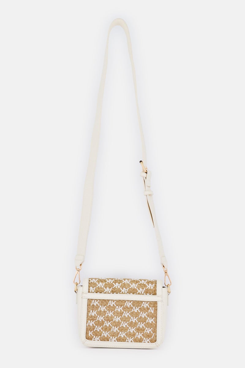 ANNE KLEIN Women Brand Logo Cross Body Bag, Multicolor - Image 2