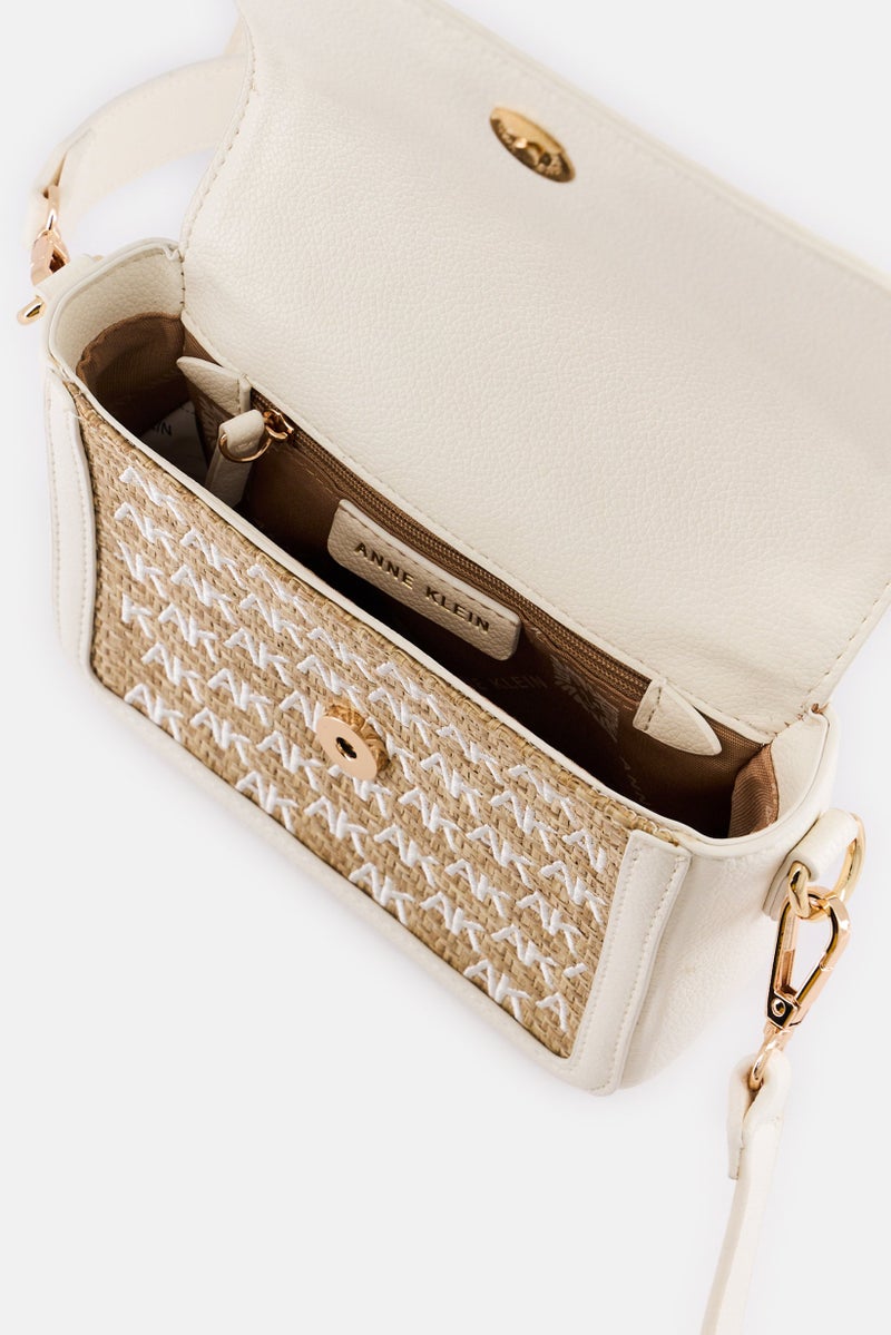 ANNE KLEIN Women Brand Logo Cross Body Bag, Multicolor - Image 3