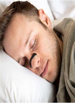General Anti-snoring nose patch Comfortable anti-snoring device Suitable for hotels, homes, business travel (black)  - Image 2