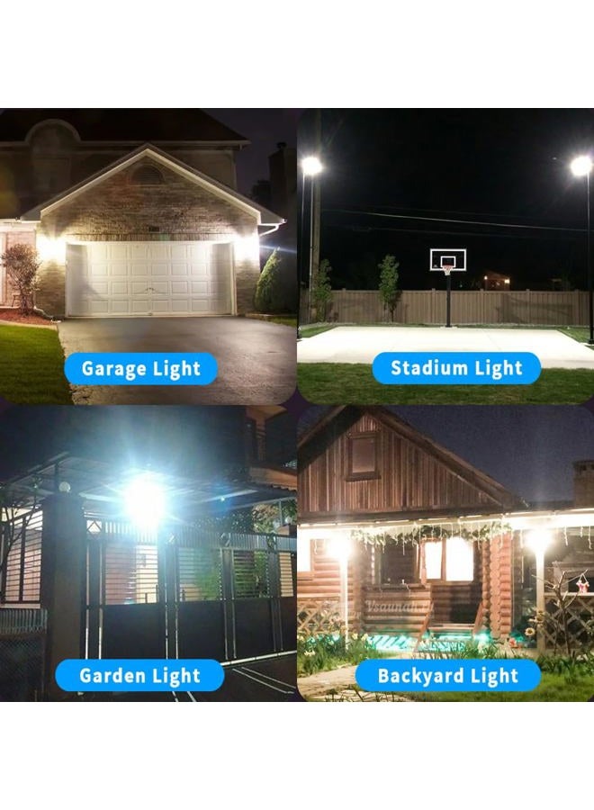 GLW 150W LED Flood Lights Outdoor 2 Pack,13000LM Super Bright Security Light, IP66 Waterproof Outdoor Floodlight,6500K Daylight White Exterior Spot Lights for Yard,Backyard,Stadium - Image 5