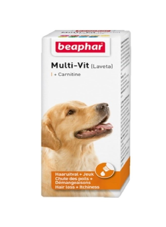 beaphar مالتي فيت مع كارنيتين للكلاب - 50 مل