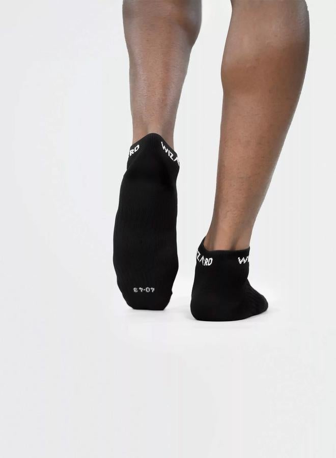Wizard Pack of 3 - Black Ankle Dry Touch Socks - Image 2