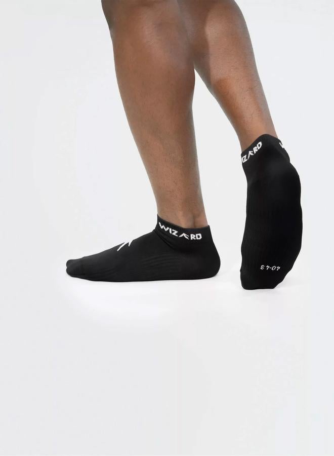 Wizard Pack of 3 - Black Ankle Dry Touch Socks - Image 4