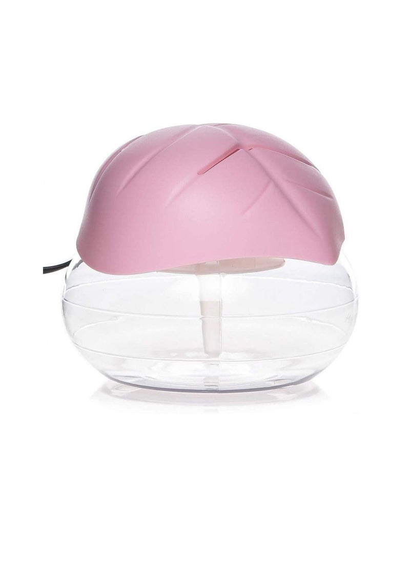 Electric Leaf Shape Portable Room Air Fresher Diffuser Purifier And Humidifier Revitalizer Pink