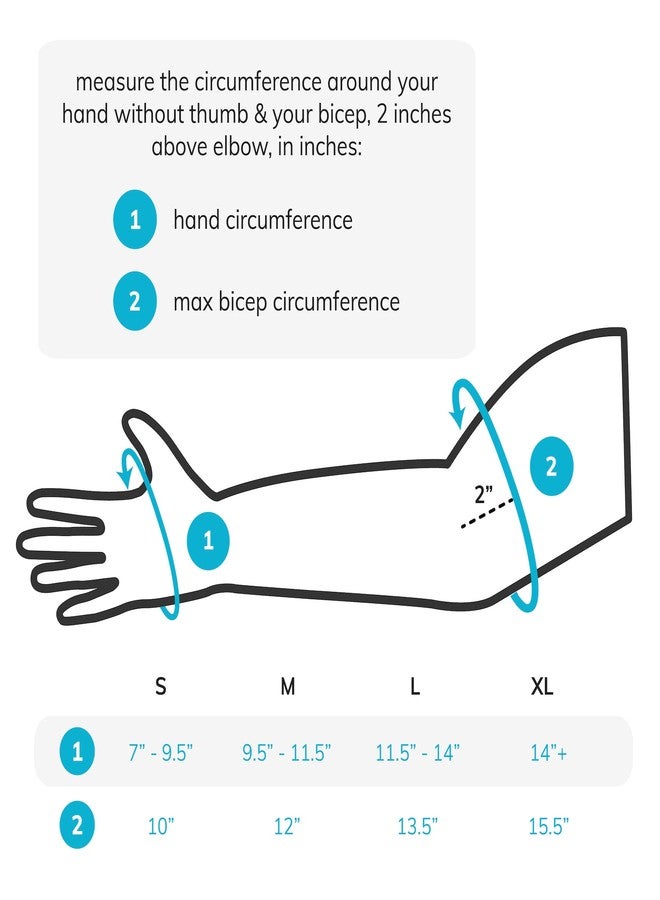 BraceAbility Compression Arthritis Gloves - Left or Right Hand Joint Pain Relief for RA, Psoriatic, Carpal Tunnel or Raynaud's Syndrome, Osteoarthritis, Gout Cramps, Inflammation (Medium - Pack of 2) - Image 2