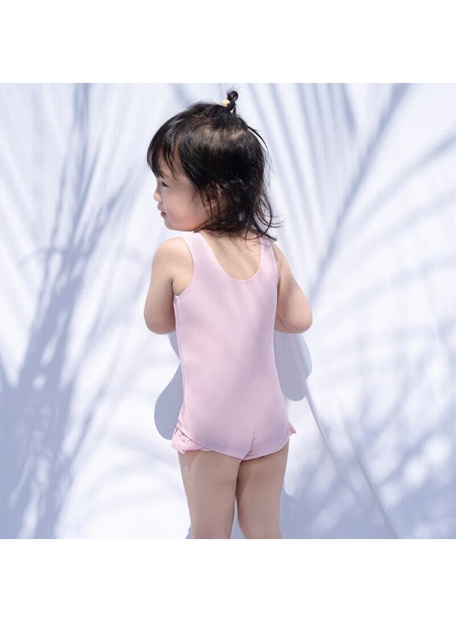 Yizi Children's Swimsuit Girls Baby One-piece Swimsuit Kids Swimwear Girls Ezi20g050 Pink 86cm - Image 3