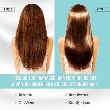 MagiForet Argan Oil Shampoo Conditioner Hair Treatment Set 2 x 500 ml 200 ml Organic Sulfate Free Paraben Free Gentle on Curly Color Treated Hair For Men Women - Image 3