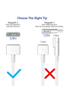 Generic Replacement for MagSafe 2 Charger 45W Power Adapter For MacBook Air UK Plug 14.85V 3.05A [A1244]  - Image 2