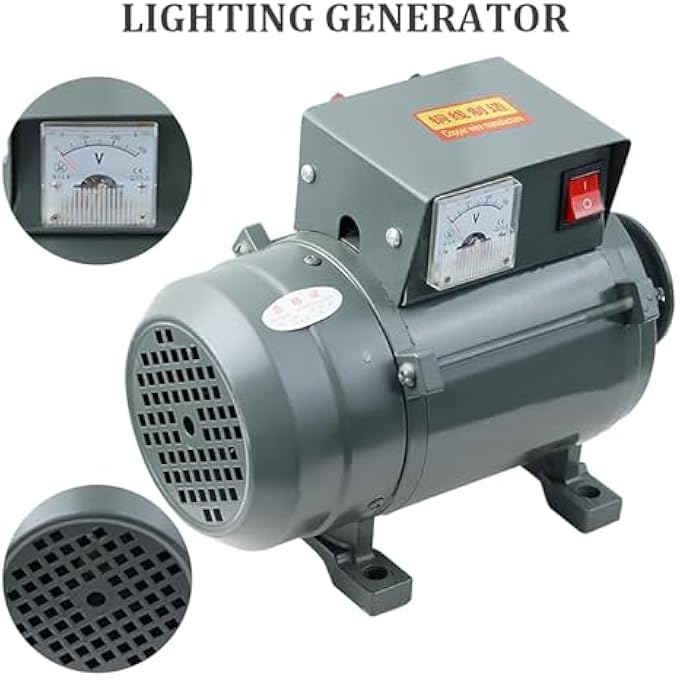 OLONETO 3500W Permanent Magnet Brushless Generator 220V Belt Powered Alternator With Copper Coil Low Noise Power For Off Grid Lighting And Backup Use - Image 5