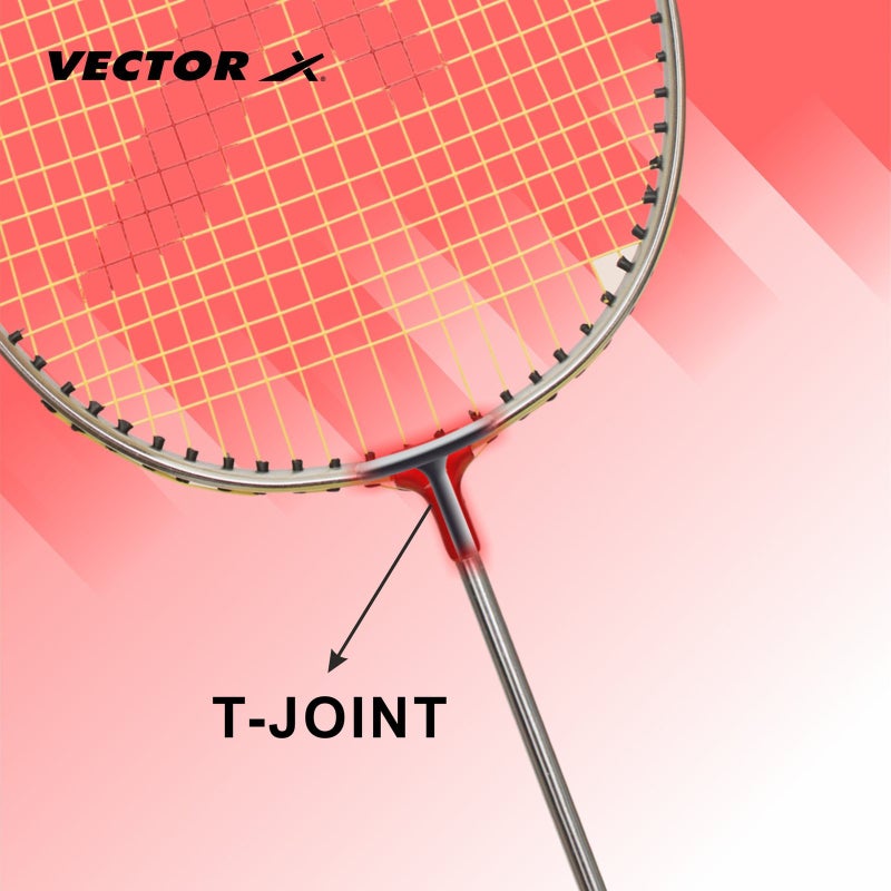 VECTOR X VXB-NICKLE 2 Racquet Set With Full Cover Multicolor Strung Badminton Racquet - Image 5