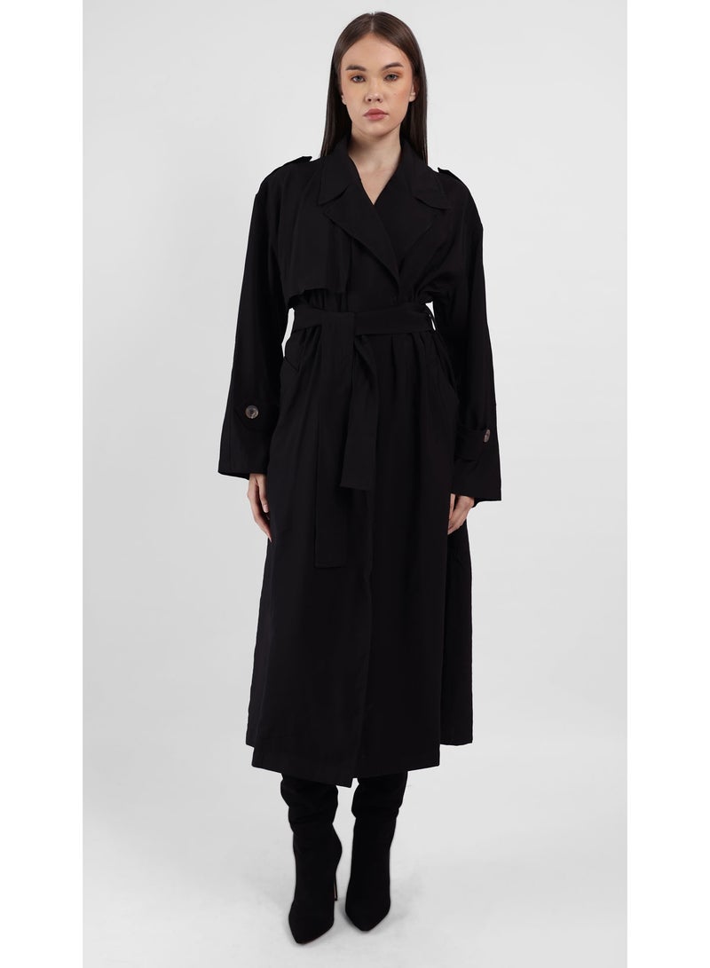 KYVELi MonoBelt Classic Trench Overcoat - Image 1