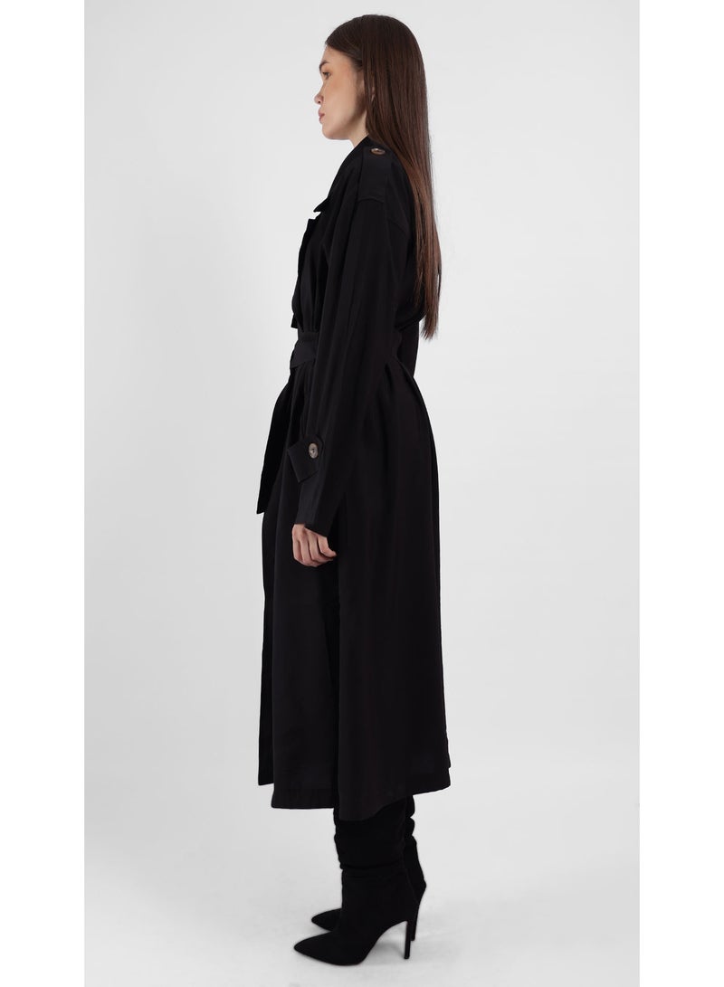 KYVELi MonoBelt Classic Trench Overcoat - Image 4