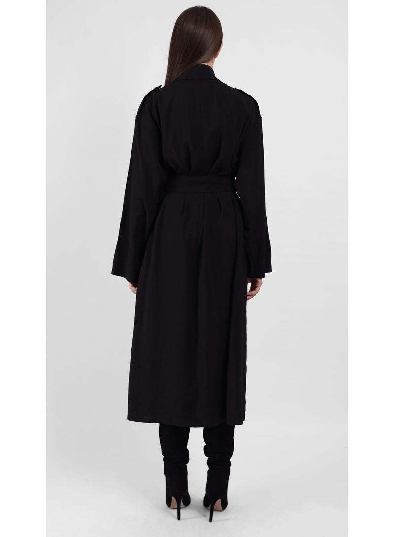 KYVELi MonoBelt Classic Trench Overcoat - Image 5
