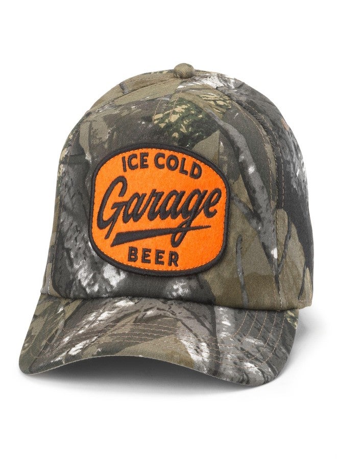 الإبرة الأمريكية قبعة بيسبول قابلة للتعديل من AMERICAN NEEDLE للجنسين بنمط تمويه البيرة (25006A-GBEER-CAMO) - Image 1