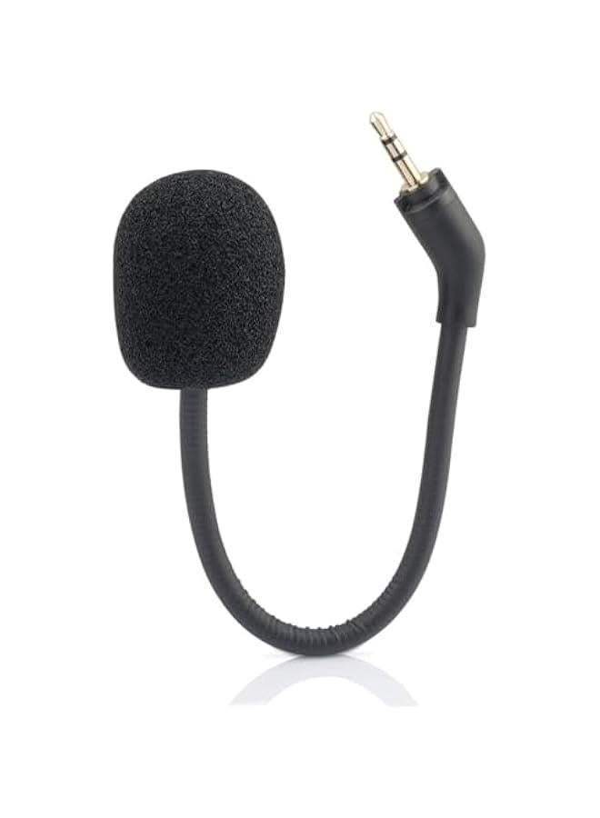 Game Mic Replacement for Logitech Astro, 2.5mm Detachable Plug and Play Microphone for Gaming Headsets, Noise Cancelling Design Rotatable Bendable Boom Microphone - Image 1