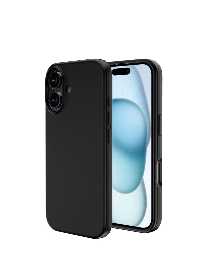 كيودوس غطاء Touch Pure Snap لهاتف iPhone 16 – أسود، متوافق مع MagSafe، حماية من السقوط حتى مترين، مقاوم للصدمات، مقاوم للخدوش، نحيف، متين، قبضة مريحة - Image 1