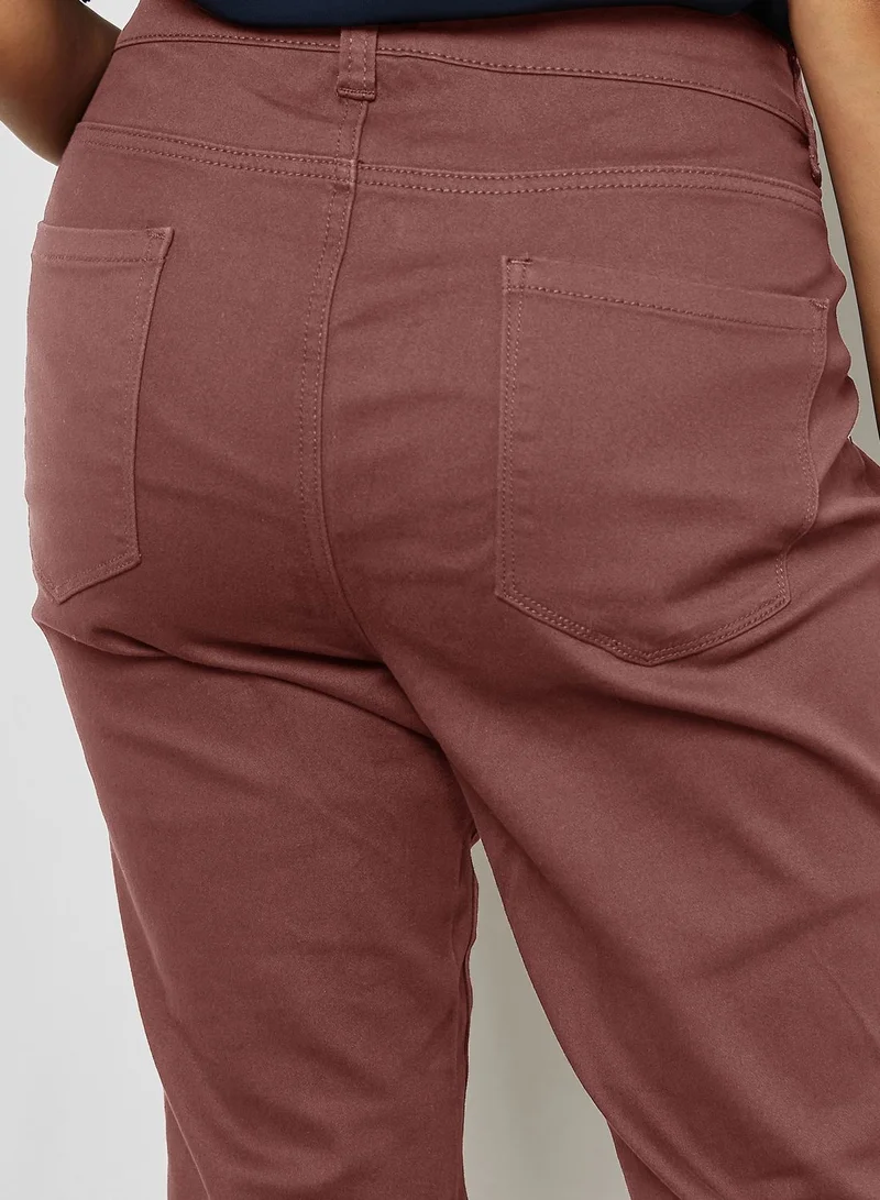 Forever 21 Plus Essential Cropped Skinny Jeans