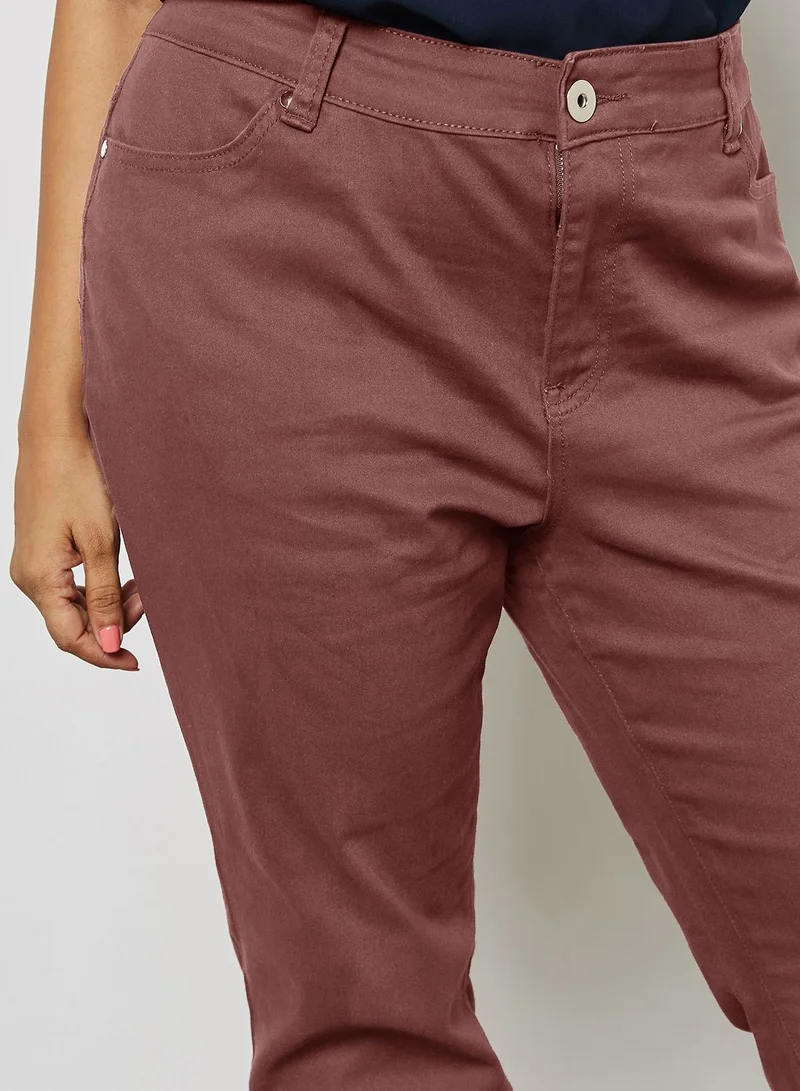 Forever 21 Plus Essential Cropped Skinny Jeans
