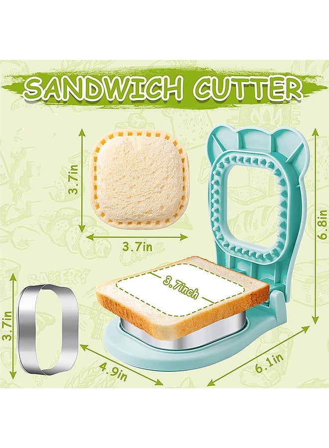 Photon Sandwich Cutter Maker, Sandwich Sealer, Square Sandwich Uncrustable Cutter for Kids Breakfast and Lunches - Image 2