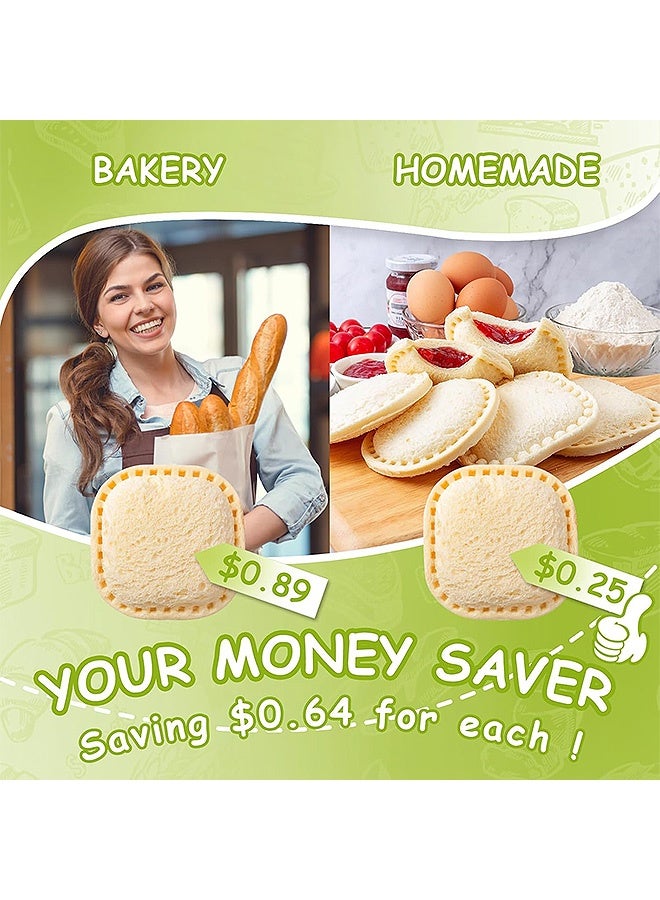 Photon Sandwich Cutter Maker, Sandwich Sealer, Square Sandwich Uncrustable Cutter for Kids Breakfast and Lunches - Image 4