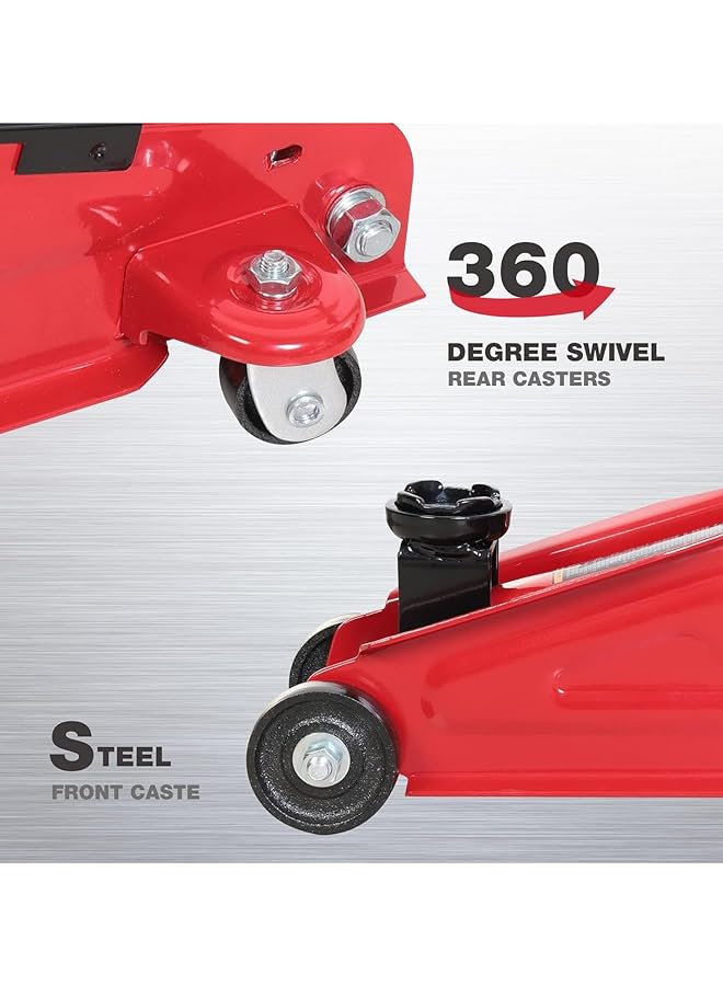 بونكا رافعة أرضية هيدروليكية حمراء - Image 5